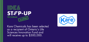 Read more about the article IDEA Mississauga Alumni Kare Chemical Technologies Awarded Ontario Life Sciences Innovation Funding